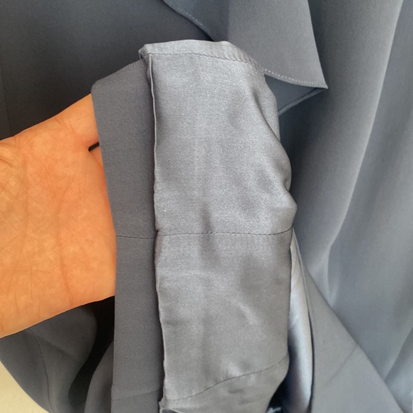 Tom and Linda Platt double face georgette dress with sleeves - US6 - Picture 8 of 13